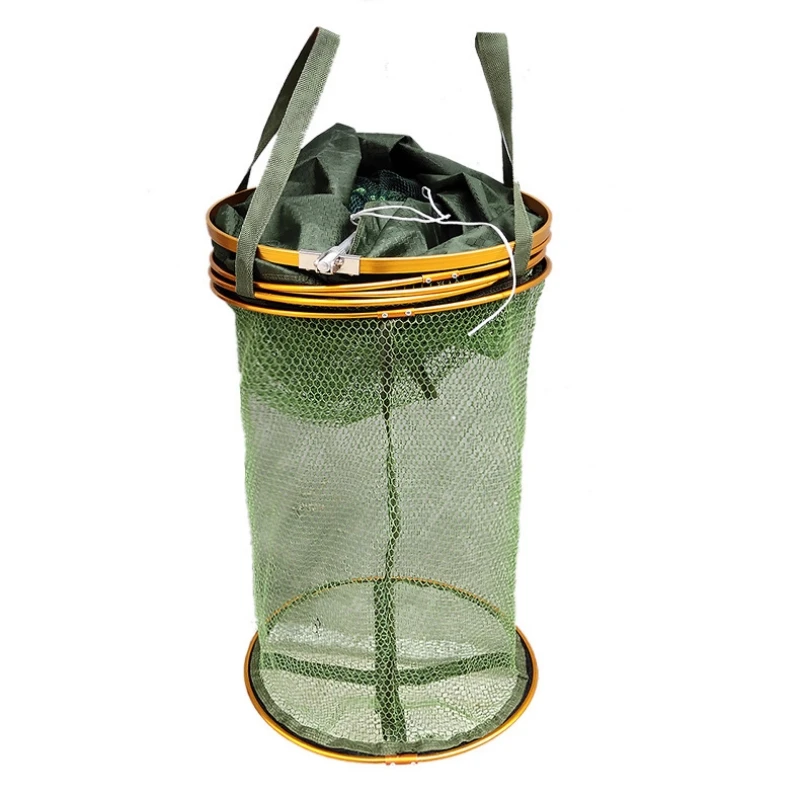 Quick Drying Anti Hanging Fish Protection Net Bag Portable Folding Fish Bag