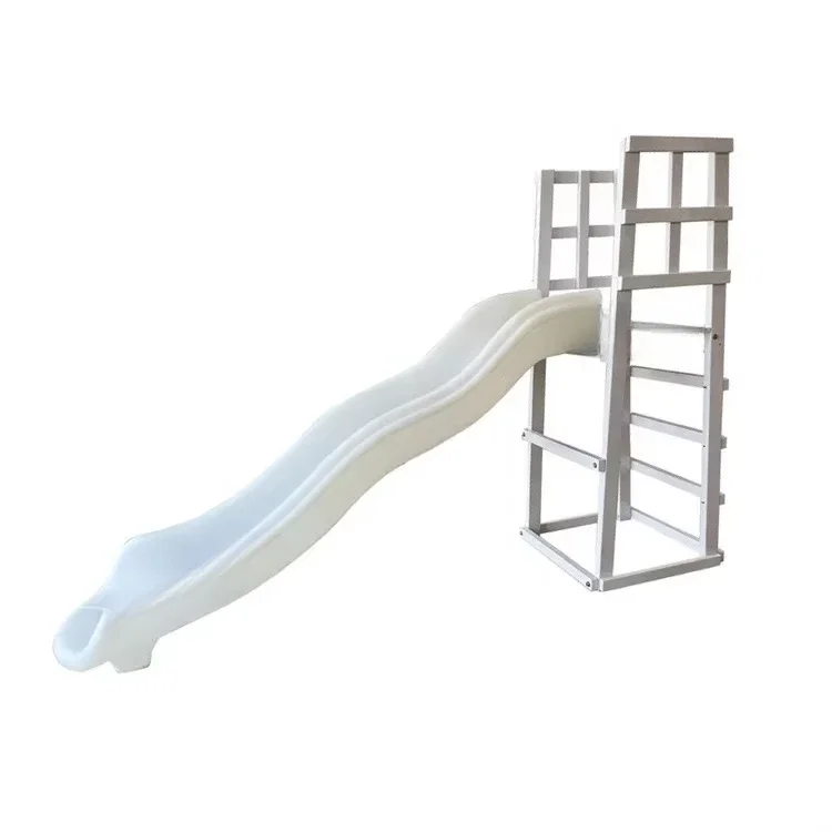 

Party rental white slide plastic kids slide game
