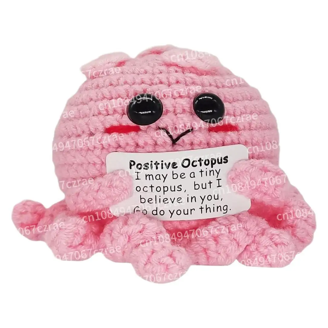 

Positive Energy Potato Yarn Knitted Cucumber Hand Knitted Doll