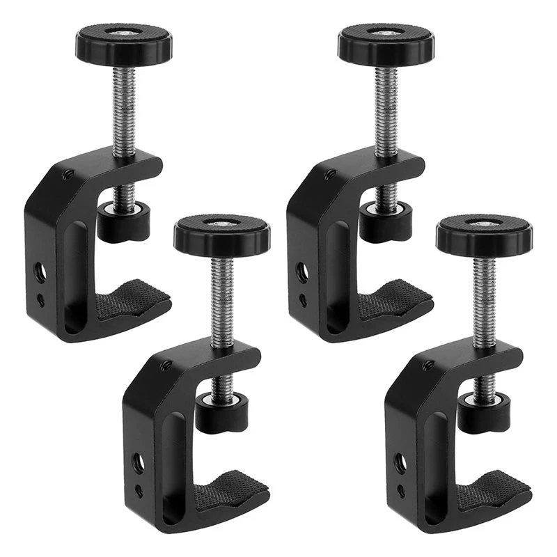 T24C 4 Pack Universal C Clamp With 1/4