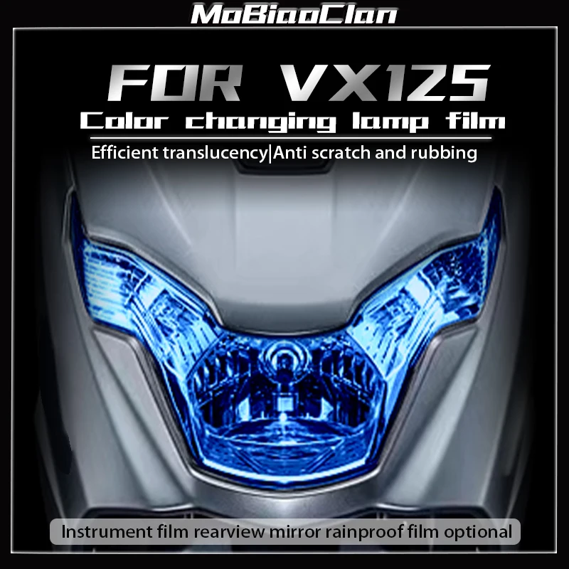 For Haojue VX125 vx125 transparent headlight film instrument smoked black tail light film rearview mirror accessories