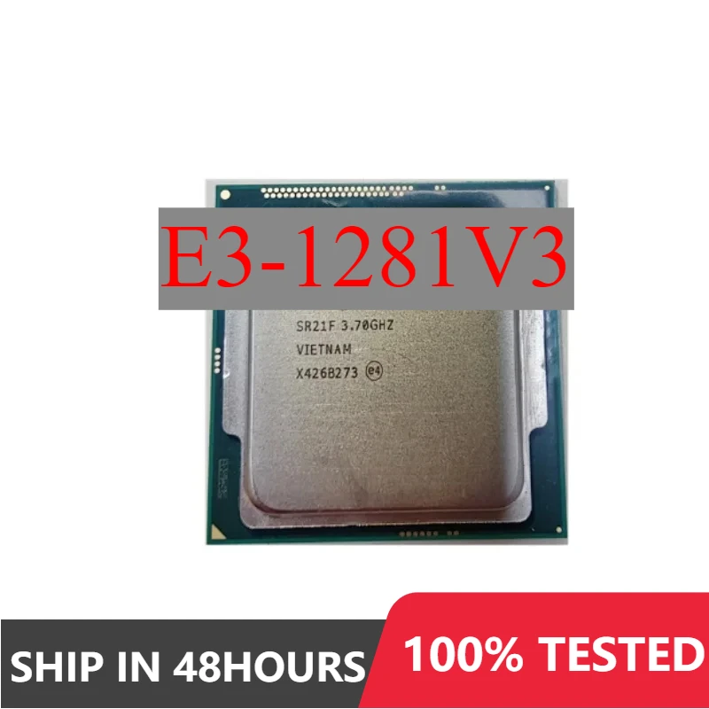 1pcs/5pcs/10pcs Intel Xeon E3-1281V3 3.7GHz Quad-Core CPU Processor LGA 1150 E3 1281V3