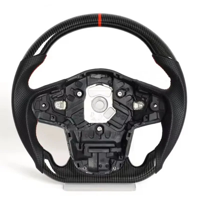 Car Steering Carbon Fiber Wheel Custom Carbon Fiber Leathe For Toyota Overlord Cruiser Modified LC300 GR Sport Alphard