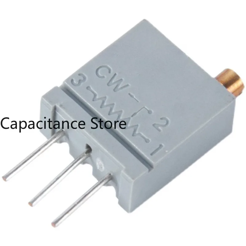 

5PCS Precision fine-tuning potentiometer 67WR10K adjustable resistor 3296W with complete resistance values