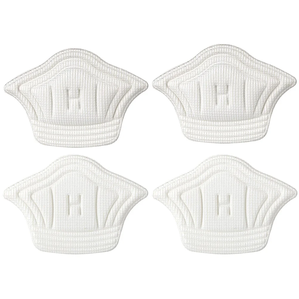 2 Pairs Follow up Heel Pads Protective Sneaker Footwear Accessory Shoe Cloth Mat Accessories Stickers