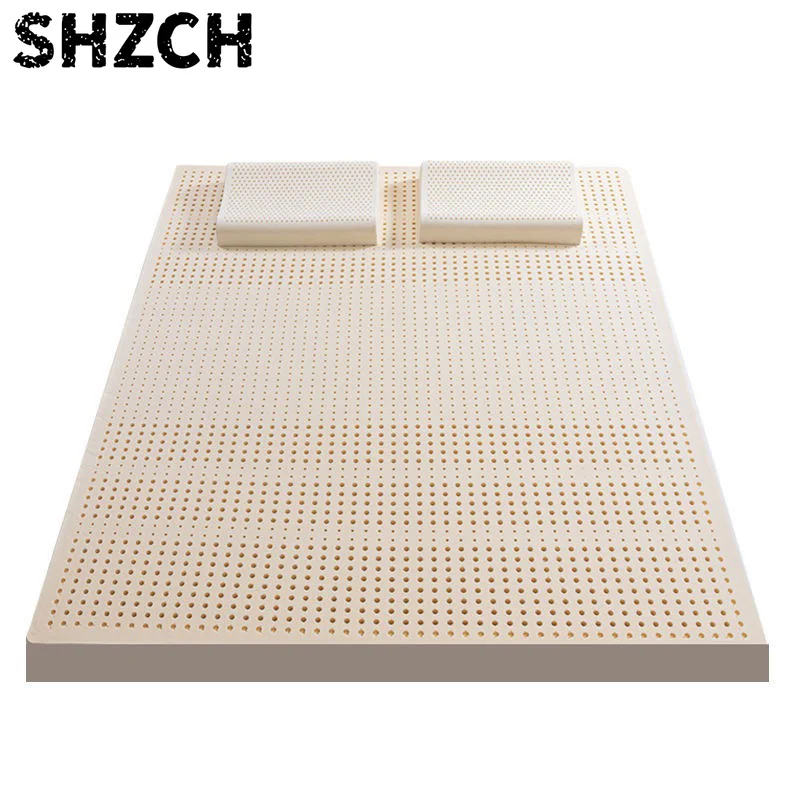 Thailand 100% Natural latex Mattress real latex liquid mattress home single double mats with cover top luxury latex mattress