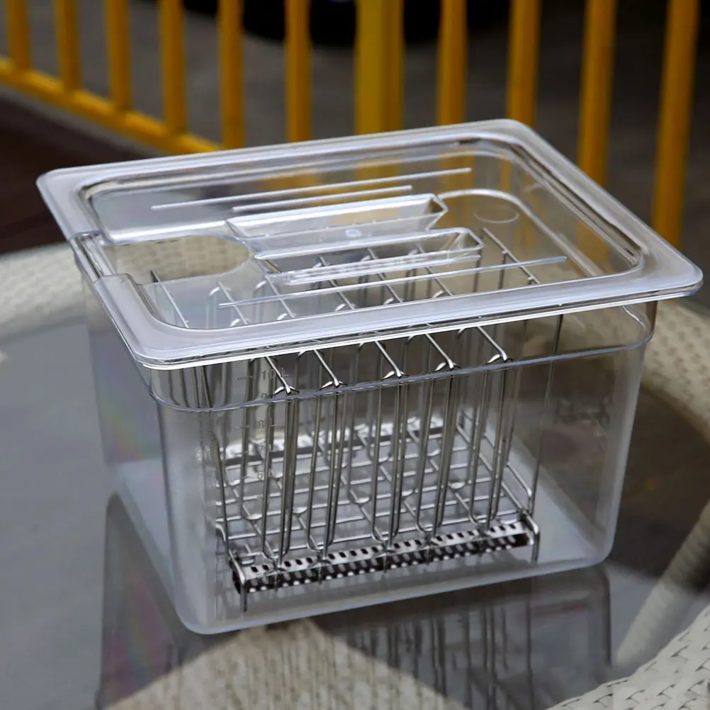 

11L Slow Lid Replacement Clear Transparent Container Reusable Cooking Cover Accessories Plastic Reusable Cooking