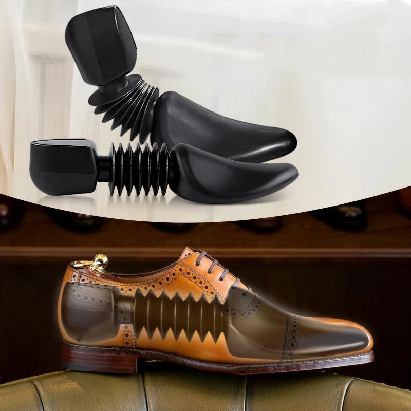 New Plastic Shoe Stretcher Adjustable Shaper Stretchers Portable Shoe Trees Shoes Boot Holder Men Women Anti Deformation 1/2 Pcs