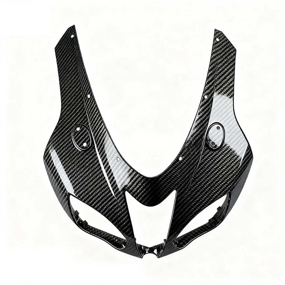 ABS Plastic Carbon Fiber Color Motorcycle Fairing Panel Cowling for KAWASAKI NINJA ZX6R 636 2007-2008 Front Nose Fairing Guard