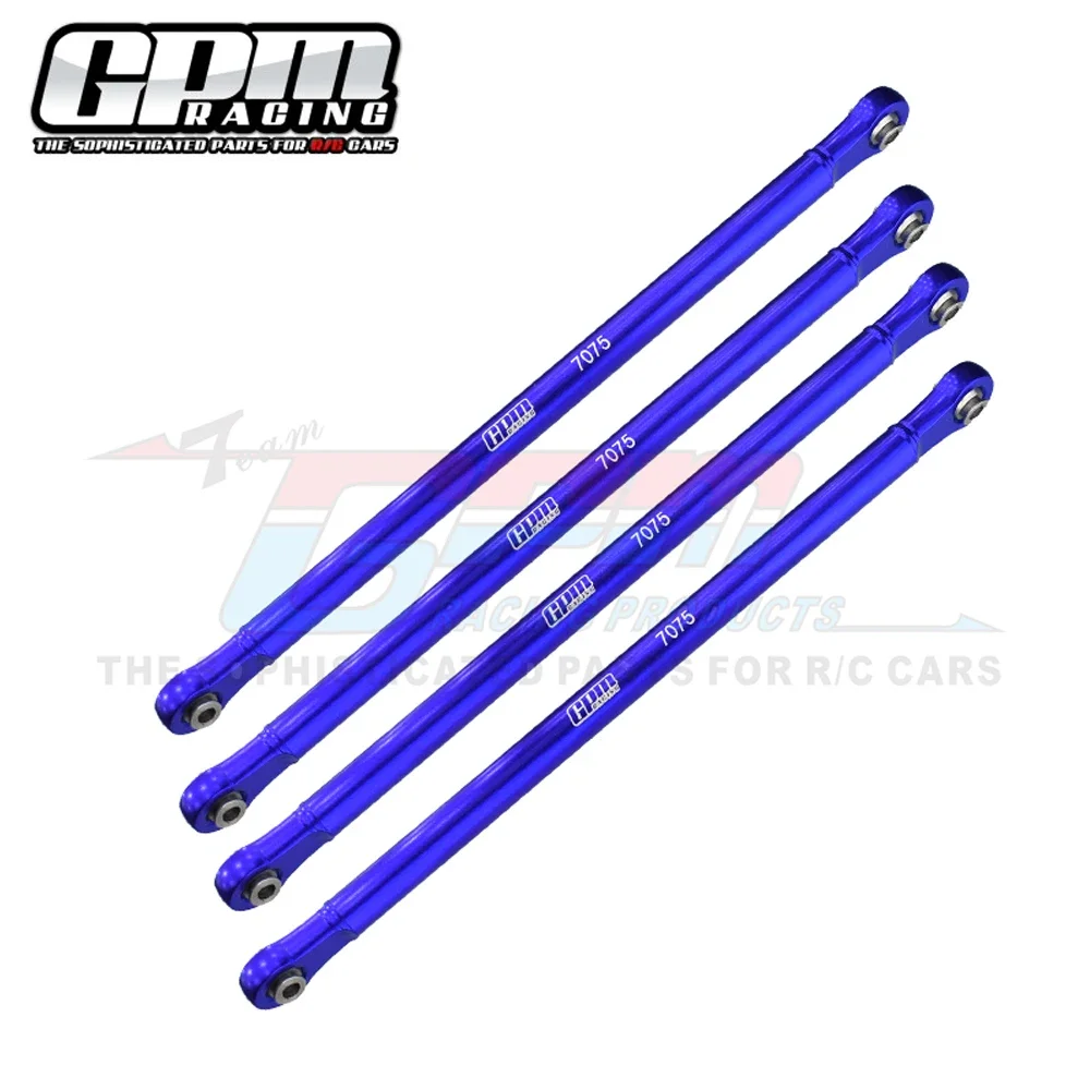 

GPM для LOSI 1/8 LMT, твердая ось 4WD LOS04021 LOS04022, металлическая передняя и задняя верхняя нижняя опора киля, рулевая тяга LOS 244008 ЛОС 244009