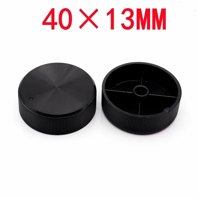 2 Stück Kunststoff Hochglanz-Streifenknopfkappen Potentiometer-Drehknopf Verstärker-Einstellknopfkappe Blumenförmiges Innenloch 6mm – Detail 4