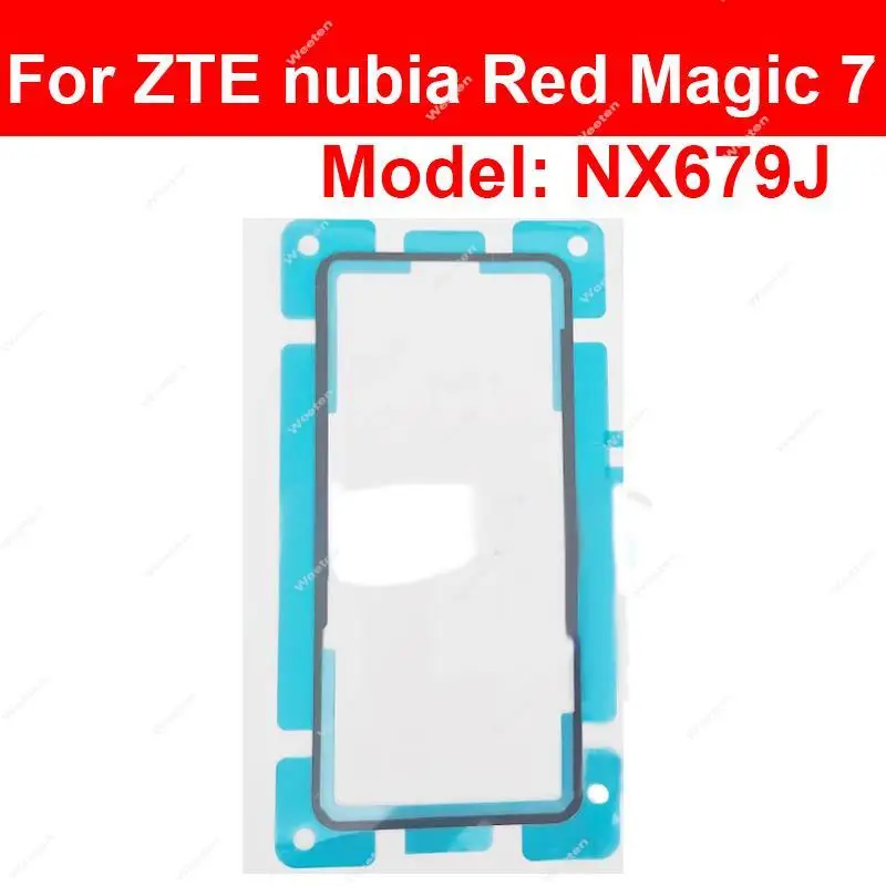 For ZTE nubia Red Magic 5G 5S 6 6S 6R 7 7S 8 8S 9 Pro Plus Back Battery Cover Adhesive Sticker Rear Battery Housing Sticker Tape