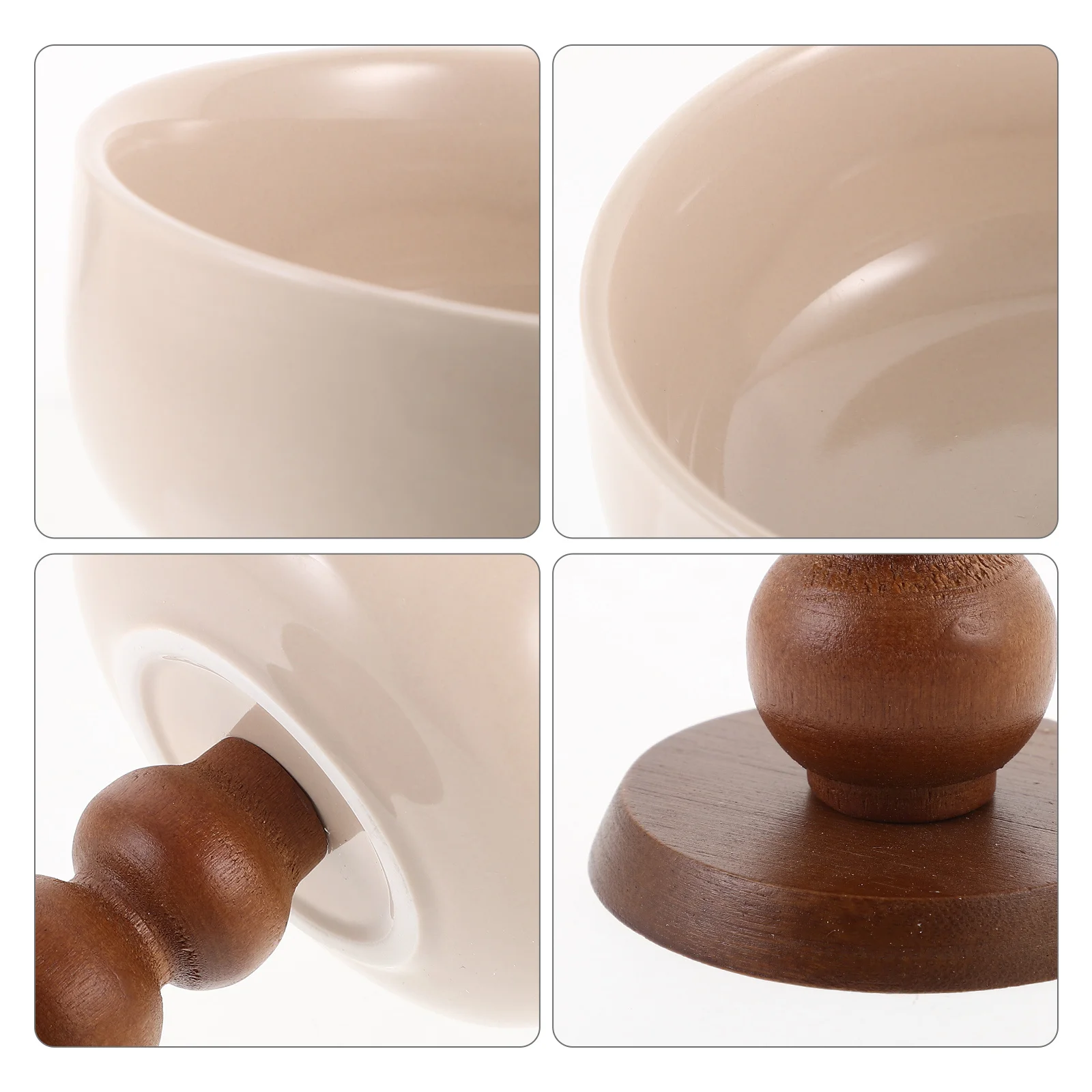 

High Base Dessert Bowl Ceramic Ice Cream Cup Multi-Use Smoothie Holder Creative Serving Dish For Home Party Bar Ktv