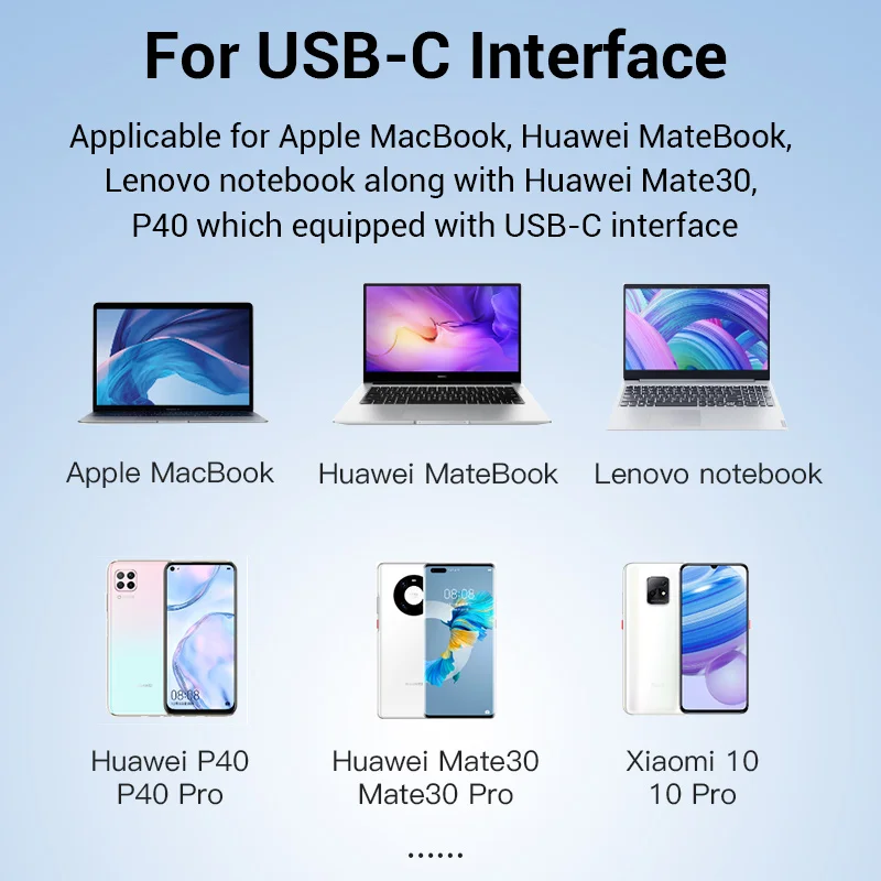 Сетевая карта Vention USB Ethernet-адаптер USB Type-C к USB RJ45 Lan-патч для ПК ноутбука Samsung Xiaomi Nintendo Switch USB C