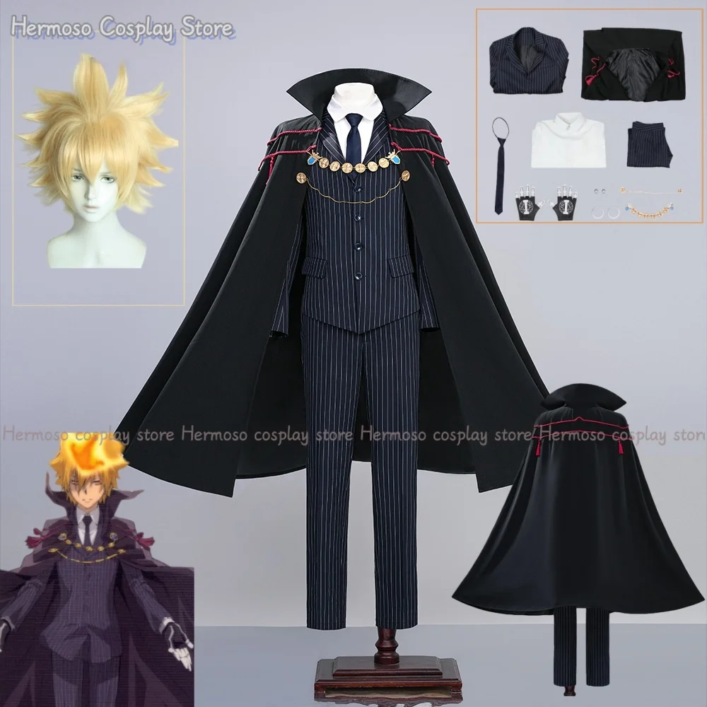 Katekyo Hitman Reborn Vongola Cosplay disfraz peluca personalizar tamaño mujer hombre traje de fiesta de Halloween