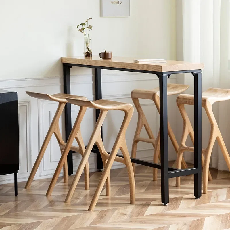 Essbar Bar Stuhl Holz Hocker moderne Stühle Küche bilden hohe Salon Maniküre Tabouret Design nordischen Luxus Hocker Sillas