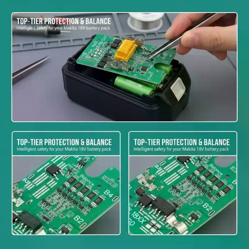 PCBA BMS de 18V de bajo consum - Renewable Energy Project reseña y precio