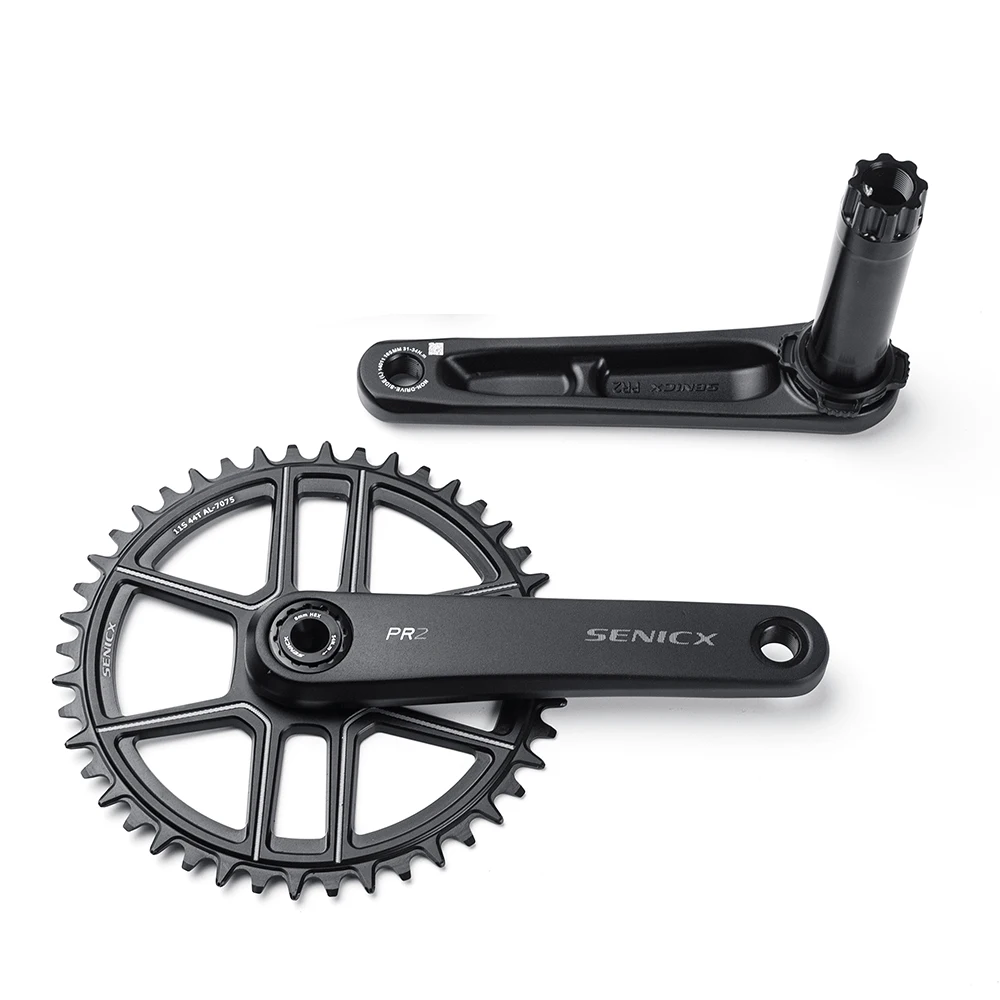 AliExpress SENICX PR2 Gravel Bike Crankset 40T/42T/44T chainring  165mm 170mm 175mm Crank 10/11S Speed   DUB