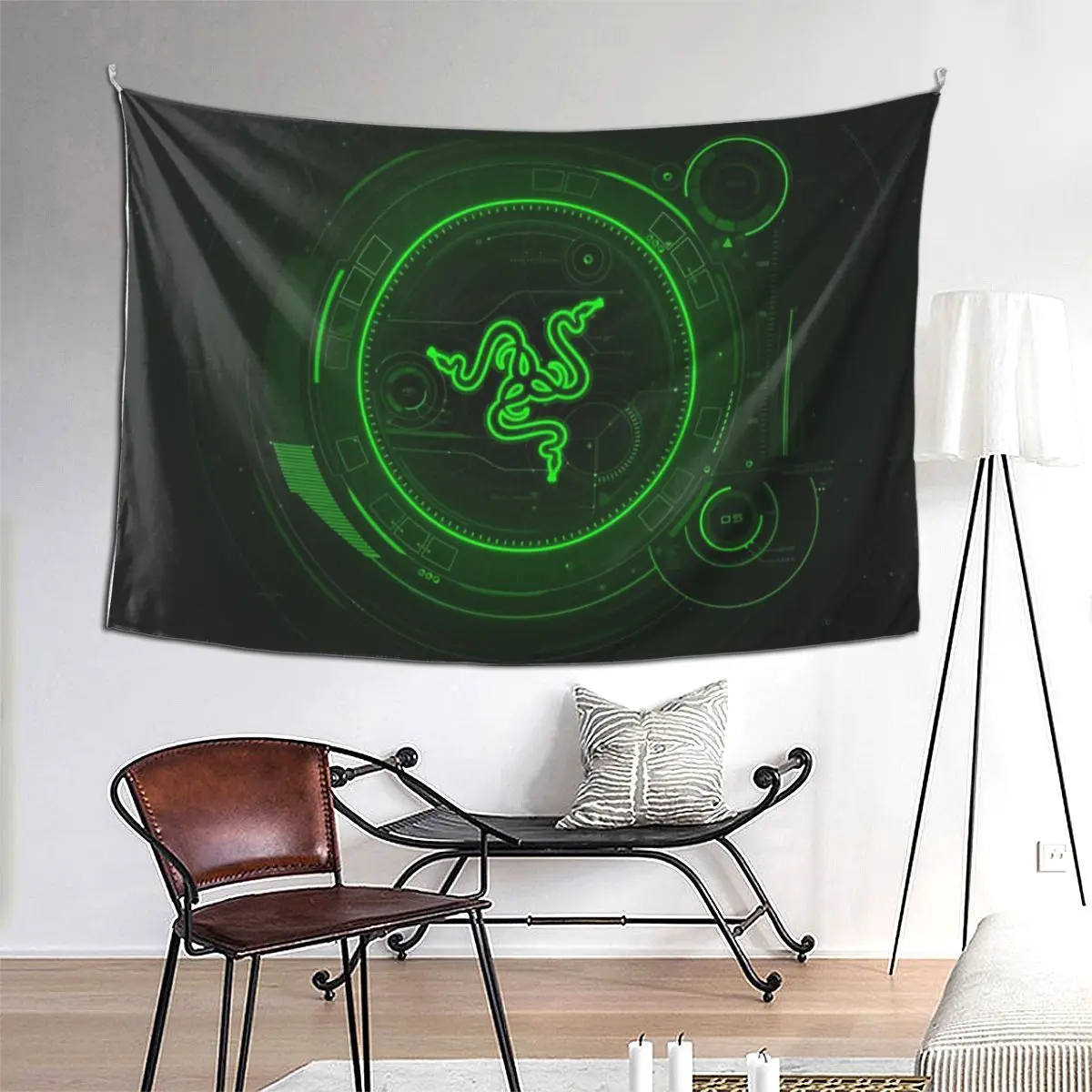 

Razer Coasters Tapestry Funny Wall Hanging Aesthetic Home Decor Tapestries for Living Room Bedroom Dorm Room