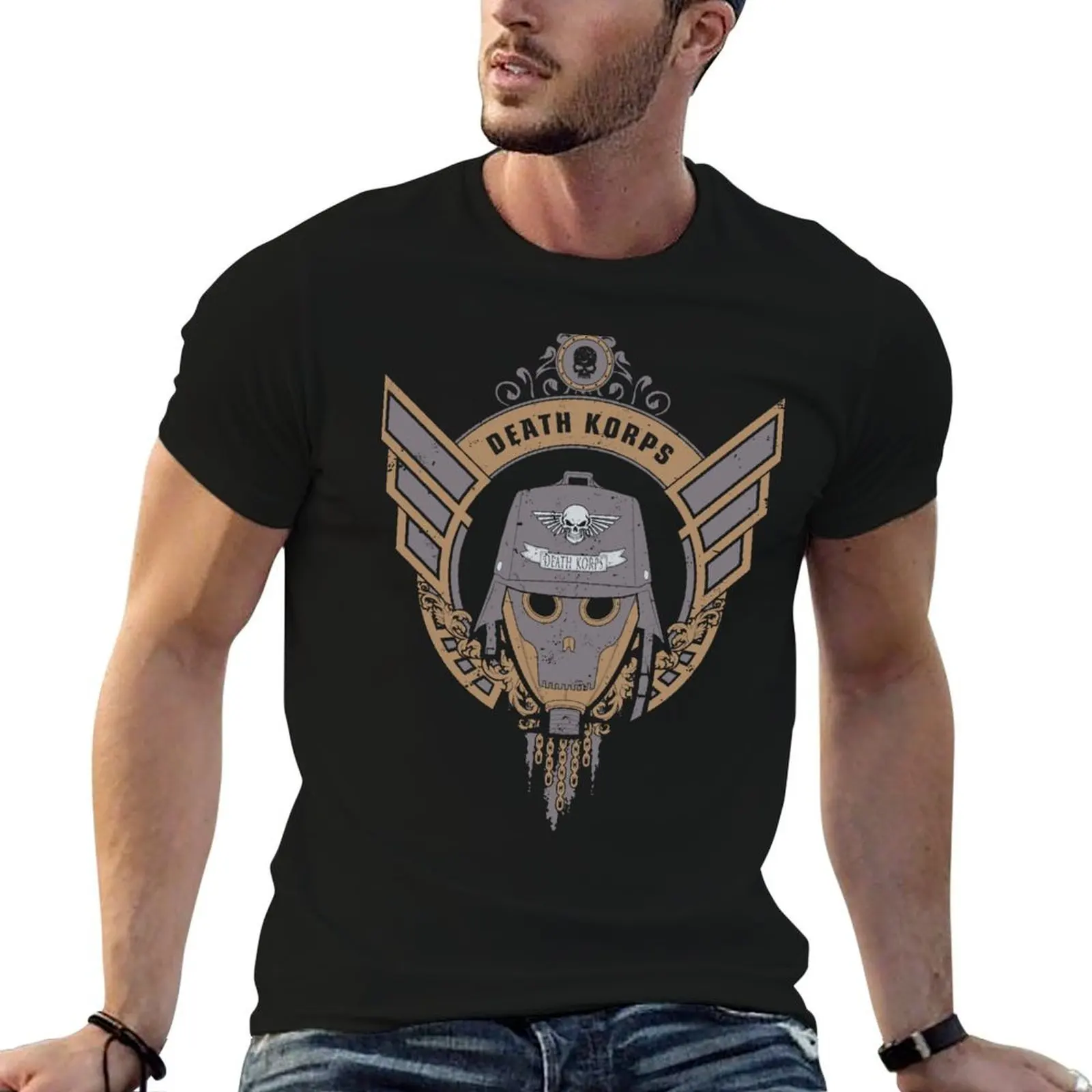 

DEATH KORPS - ELITE T-Shirt t shirts for man pack white t shirt for man 100 percent cotton T-Shirt