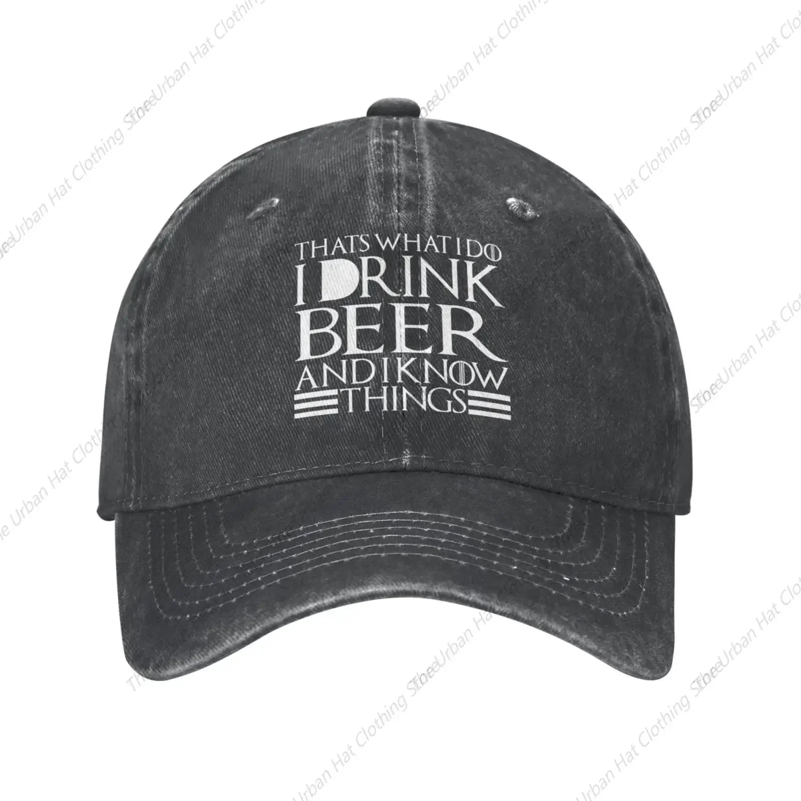 That's What I Do I Drink Beer and I Know Things Hat for Men Women Baseball Caps with Design Trucker Hat for Male Female