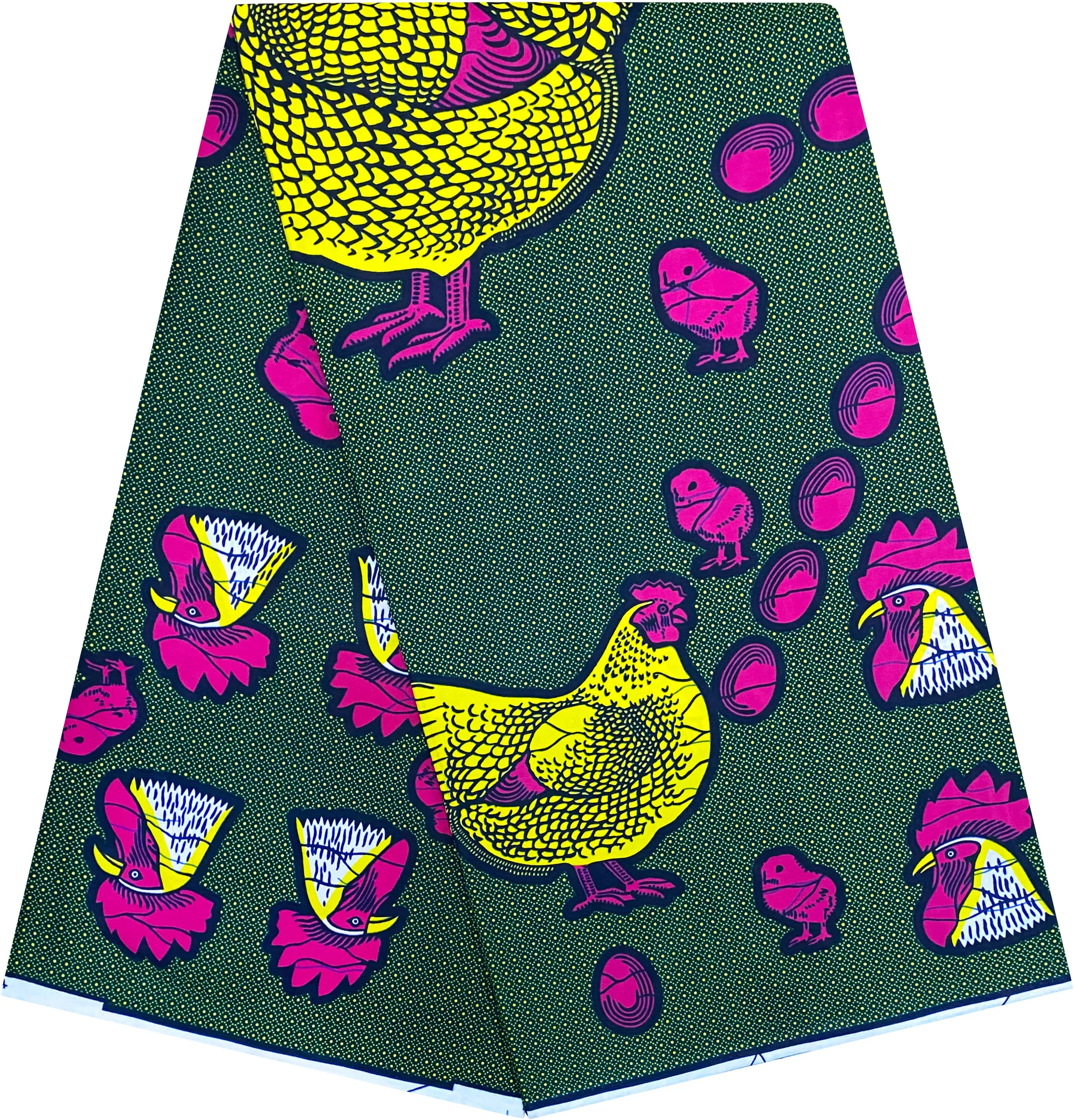 

Warm 100% Cotton Fabric with Hollandais Wax Details and African Print Wax for Handmade Garments