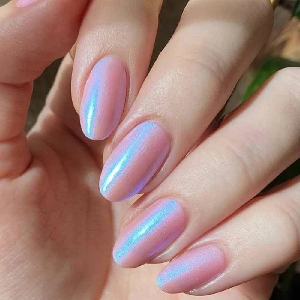 Tinovo Uno Chrome Pink Nail Polish Lacquer No Lamp Fast Dry Normal Nail Lacquer Base Top Coat Nail Hardener Strengthener Varnish