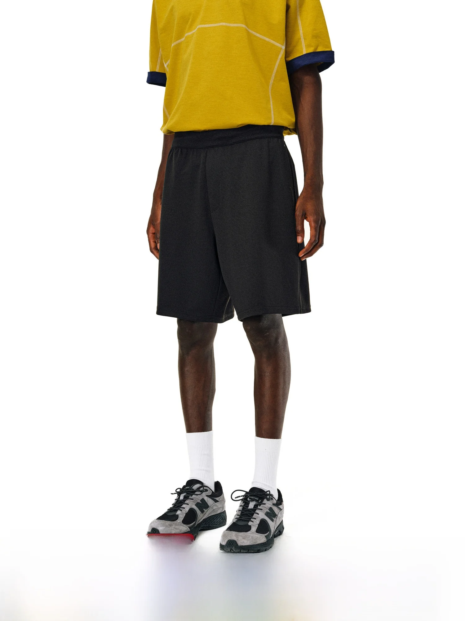 

FPA Sport Shorts Summer Trendy Loose Straight Casual Black Basketball Fitness Five-Quarter Pants Mid-Length Youth Vitality Style