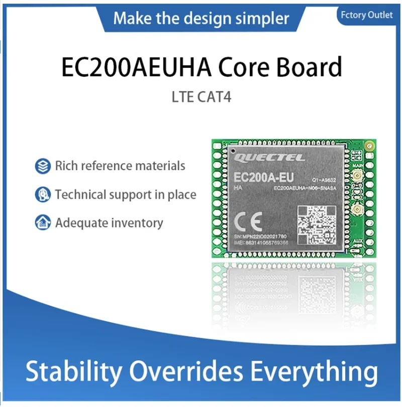 

EC200A-EU EC200AEUHA-N06-SNASA Поддержка ядра CAT4 для Европы, Юго-Восточной Азии и Африки