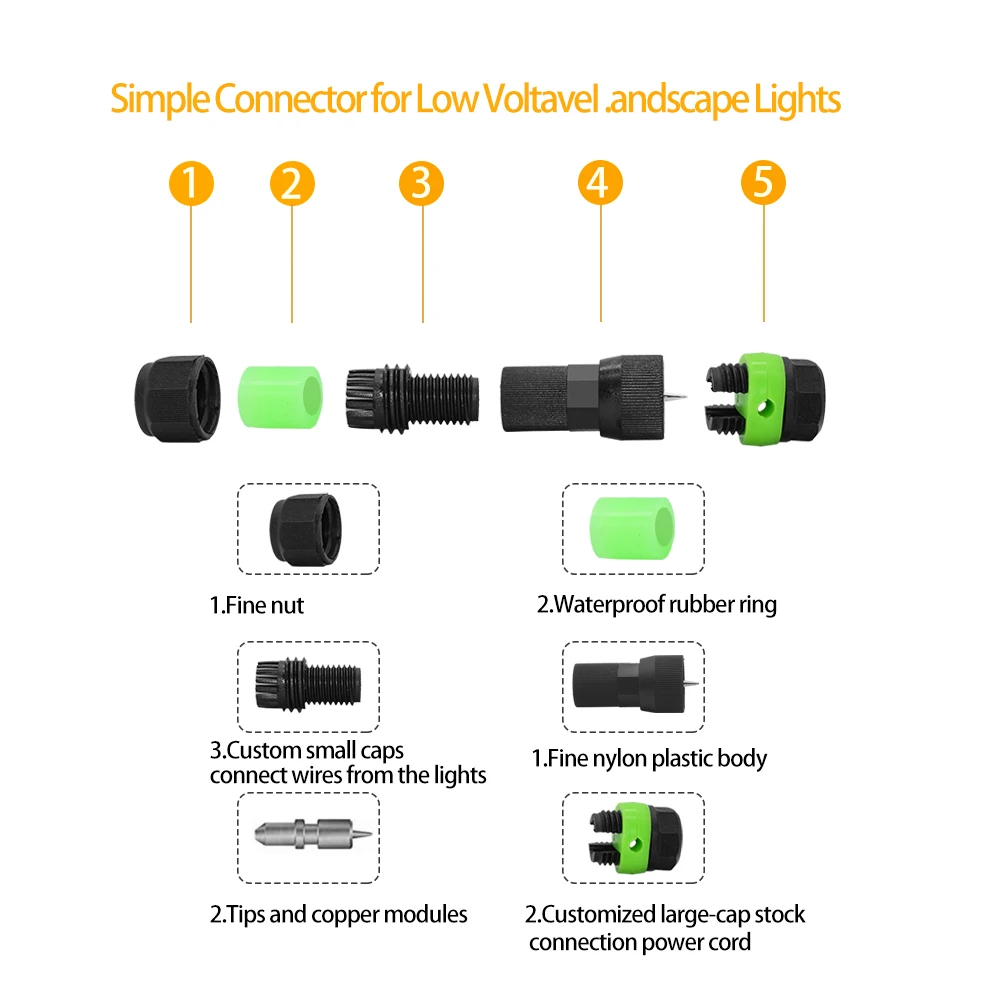 YXY 1P/2 in 1 저전압 패스트락 피어싱 커넥터, 빠른 전기 케이블 커넥터, 와이어 방수 크림프 와이어 터미널