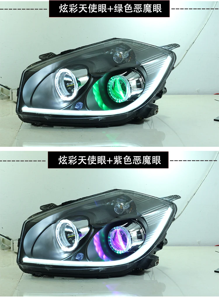 car head lamp for Geely Emgrand GX7 Headlight 2010~2013/2014~2016y DRL Bi Xenon Geely Emgrand Fog light