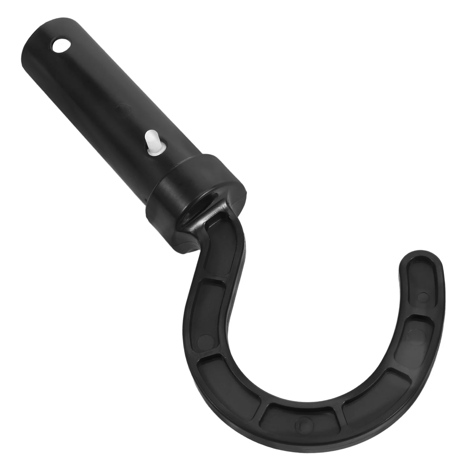 خطاف منظف روبوت حمام السباحة، حامل بلاستيكي متوافق مع أقطاب تلسكوبية، خطافات معدات حمام السباحة، شماعة منظف الروبوت #3