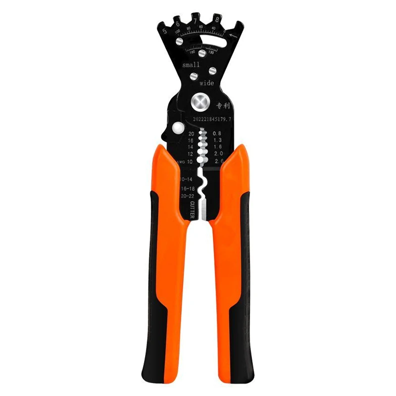 Boruix 6 In 1 Multi-functional Wire Stripper Wire Cutting Stripping Crimping Bending Twisting Peeling Hand Tools Plier
