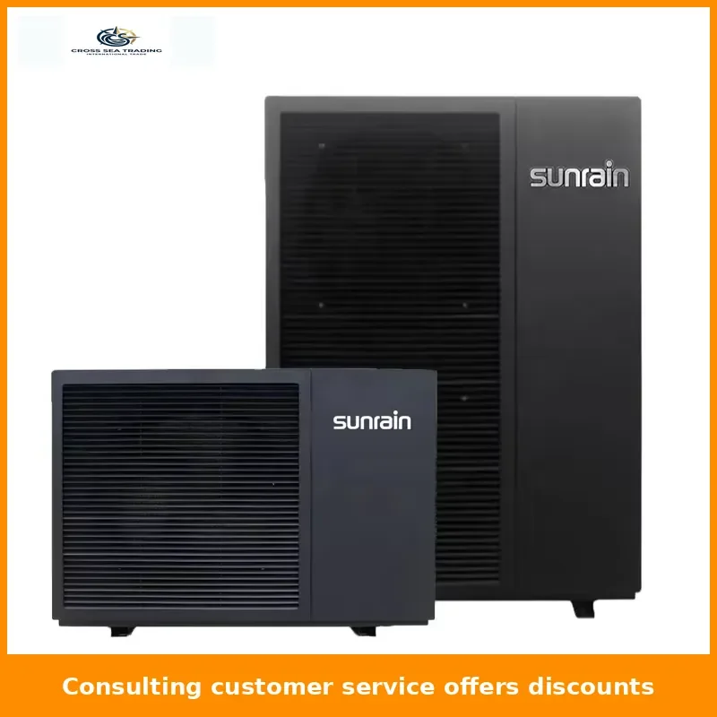 Sunrain OEM Full DC Inverter Air to Water Heat Pump 6kW  R290 A+++ SG Ready Instant Heating for Home Floor Heating DHW