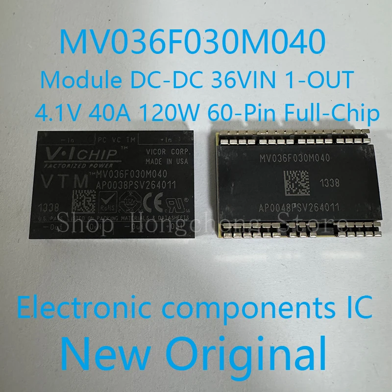 New Original MV036F030M040 Module DC-DC 36VIN 1-OUT 4.1V 40A 120W 60-Pin Full-Chip 1PCS