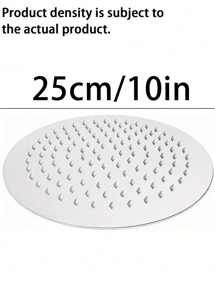 

High Pressure Rainfall Shower Head Rotatable Wall-Mounted Sprayer Ultra-Thin Water-Saving Design Modern Spa-Like Bath Experience