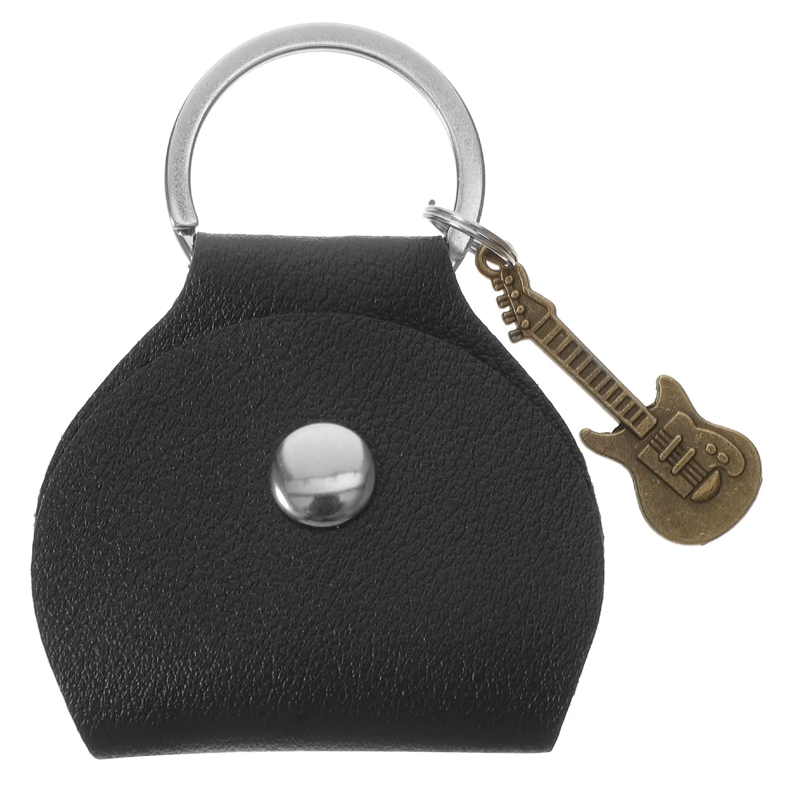 

Guitar Picks Bag Compact Premium Material Keychain Carrying Case Guitar Pick Storage Holder Portable Organizer