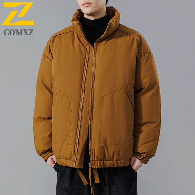 

Winter New Jacket Men's High Quality Fashion Fluffy Thick Warm Parka Man Korean Luxury Windproof Cotton Padding Coat 2025 New