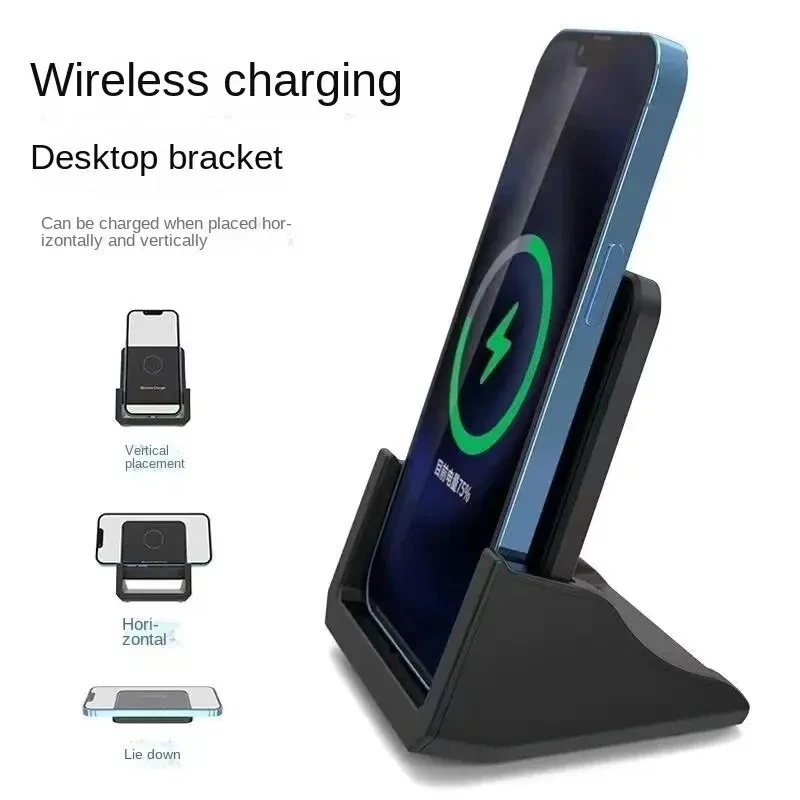 30W Vertical Wireless Charger Pad Stand Ultra-thin Mobile Phone Fast Charging Dock Station For iPhone 15 14 13 12 Samsung Xiaomi image 4