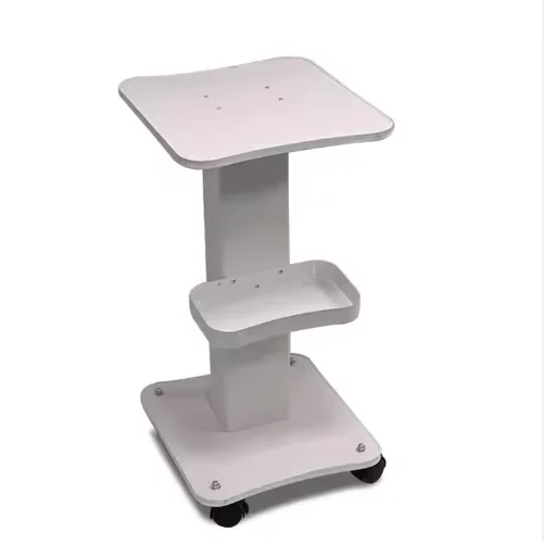 

&USA Esthetician Spa Hair Instrument Storage Equipment Modern Metal 4-Wheel Mobile Cart Beauty Salon Trolley