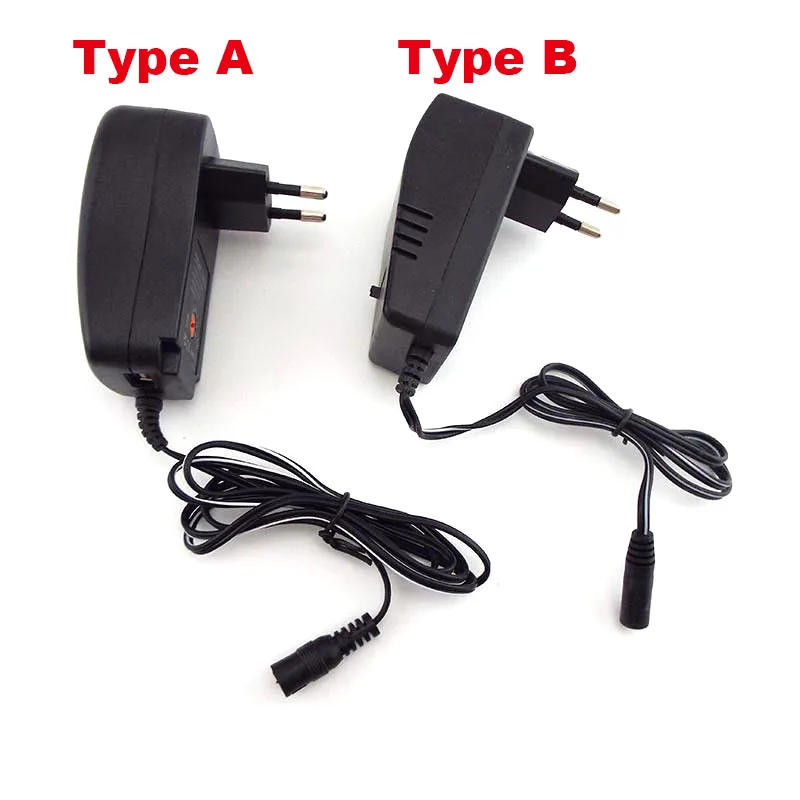 AC/DC Adapter 3v 4.5v 5v 6v 7.5v 9v 12v Adjustable Power Adapters Universal Travel Charger Switch Power Supply EU/US Plug E2