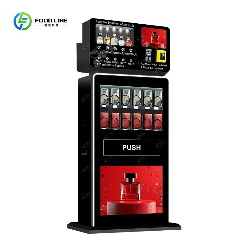 

Customized Perfume Vending Machine Dispenser Touchscreen Hybrid Perfume Spraying Vending Machine Commercial Business