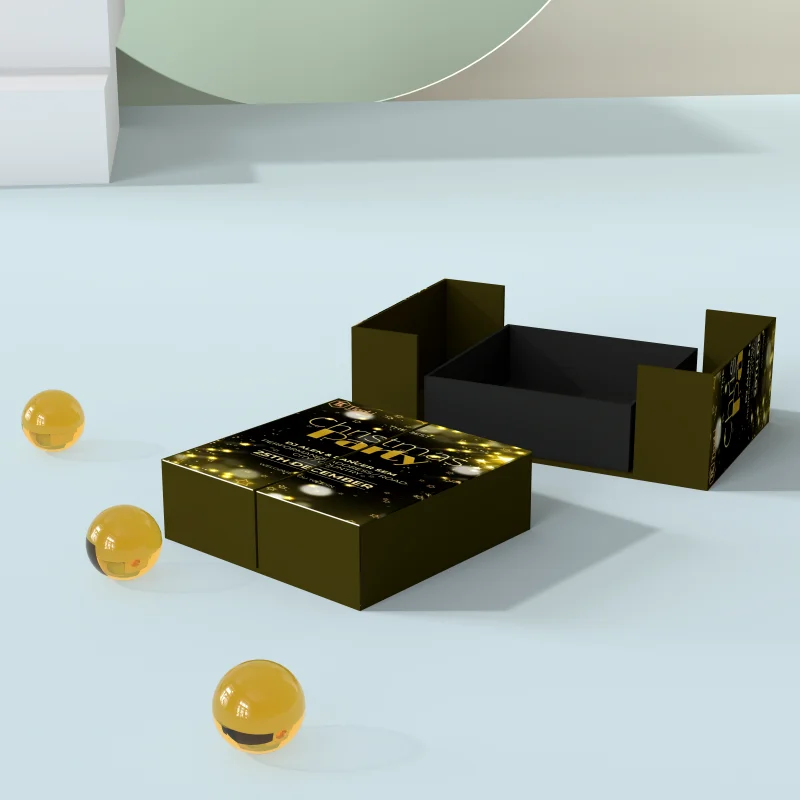 Customization.Wholesale Empty Advent Calendar Cardboard Box Custom Handmade Christmas Advent Calendar Digital Printing Packaging