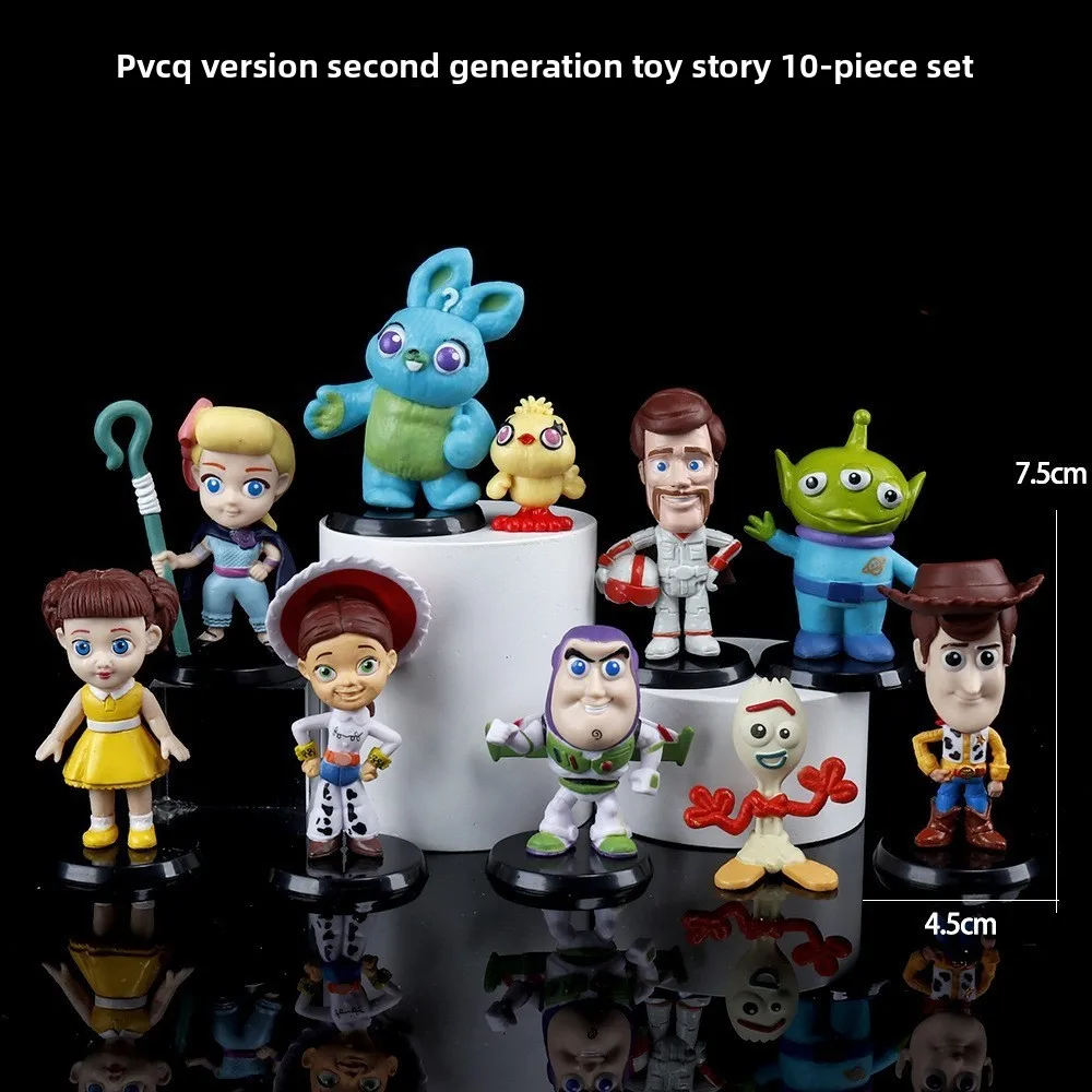 

New10pcs Toy Story Action Figure Anime Cartoon Model Doll Car Decoration Cake Accessories Collection Classic Toy Children's Gift