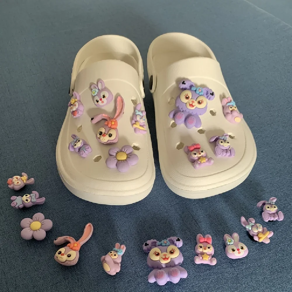 산리오 헬로 키티 푸, 스타듀 슈 플라워, 슈 참, 샌들, 애니메이션 장식 액세서리, 어린이 휴일 선물