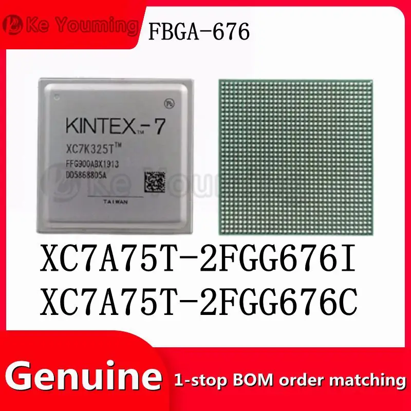 Integrated Circuit with IC, Embedded System-on-Chip, XC7A75T-2FGG676I, XC7A75T-2FGG676C, FBGA-676