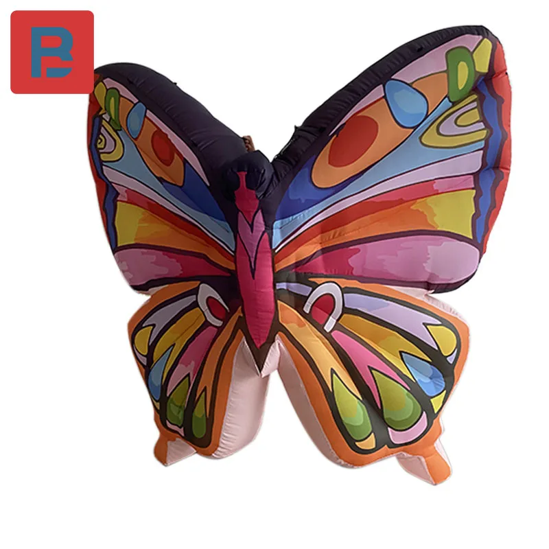 

Inflatable simulated butterfly wings cartoon cute insect man back hanging shopping mall bar cruise interactive atmosphere contra