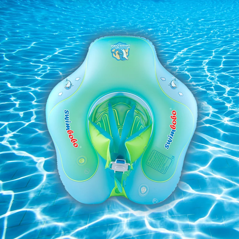 Baby Swimming Ring Lying Circle Seat Pocket Anti-slide Summer Children Swim Training Armpit Ring Newborn Toddlers Pool Bathtub