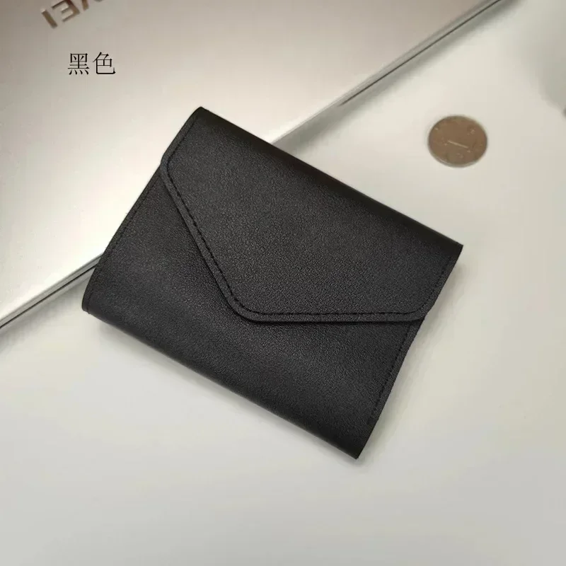 

Women's PU Leather Wallet Cute Compact Card Holder with Coin Pocket Mini Purse for Credit Cards & Cash | Slim Short Purses Gift