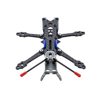 Roma 3 inch 4 inch / 150mm 175mm 3K Carbon Fiber Board Frame Kit X Type with 3D Printing For FPV Drone Quadrocopter